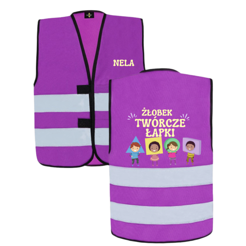 Kamizelka odblaskowa z Logo Twojej placówki - Przedszkolaki